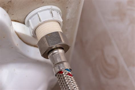 supply line toilet leak|How to Repair a Toilet Water Supply Line Leak